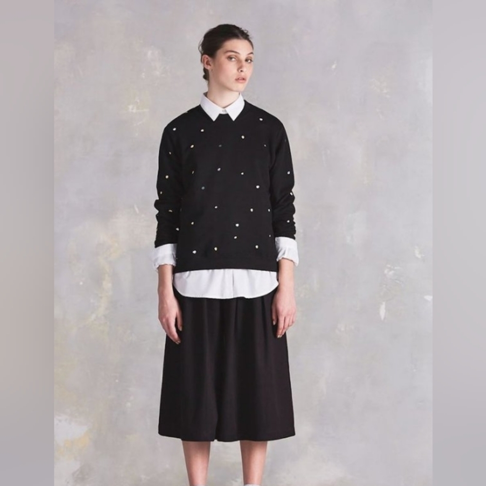Kowtow Lost At Sea Crew Neck Sweater Sz Xs